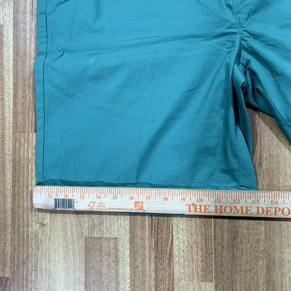 Vineyard Vines Shorts Mens 38 Green Flat Front Chino Classic Golf